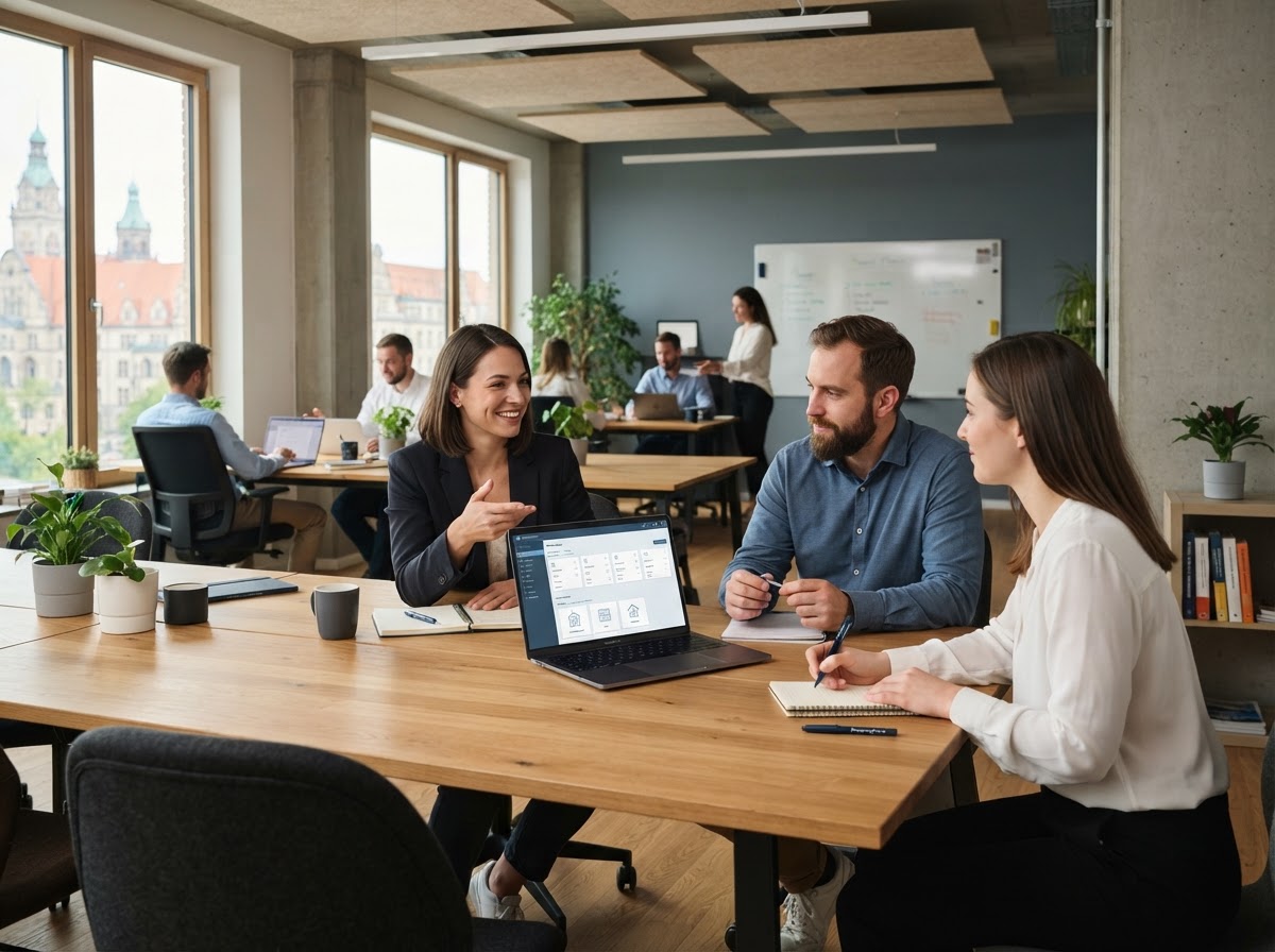 PropertyCrew Analyseoberfläche für Portfoliodaten